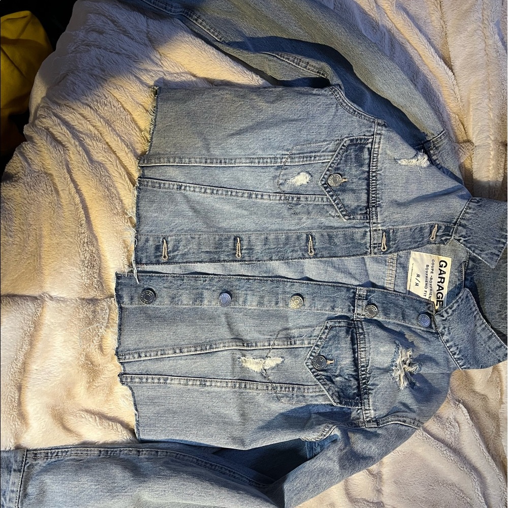 Garage, Jean jacket, Size Medium, Cropped